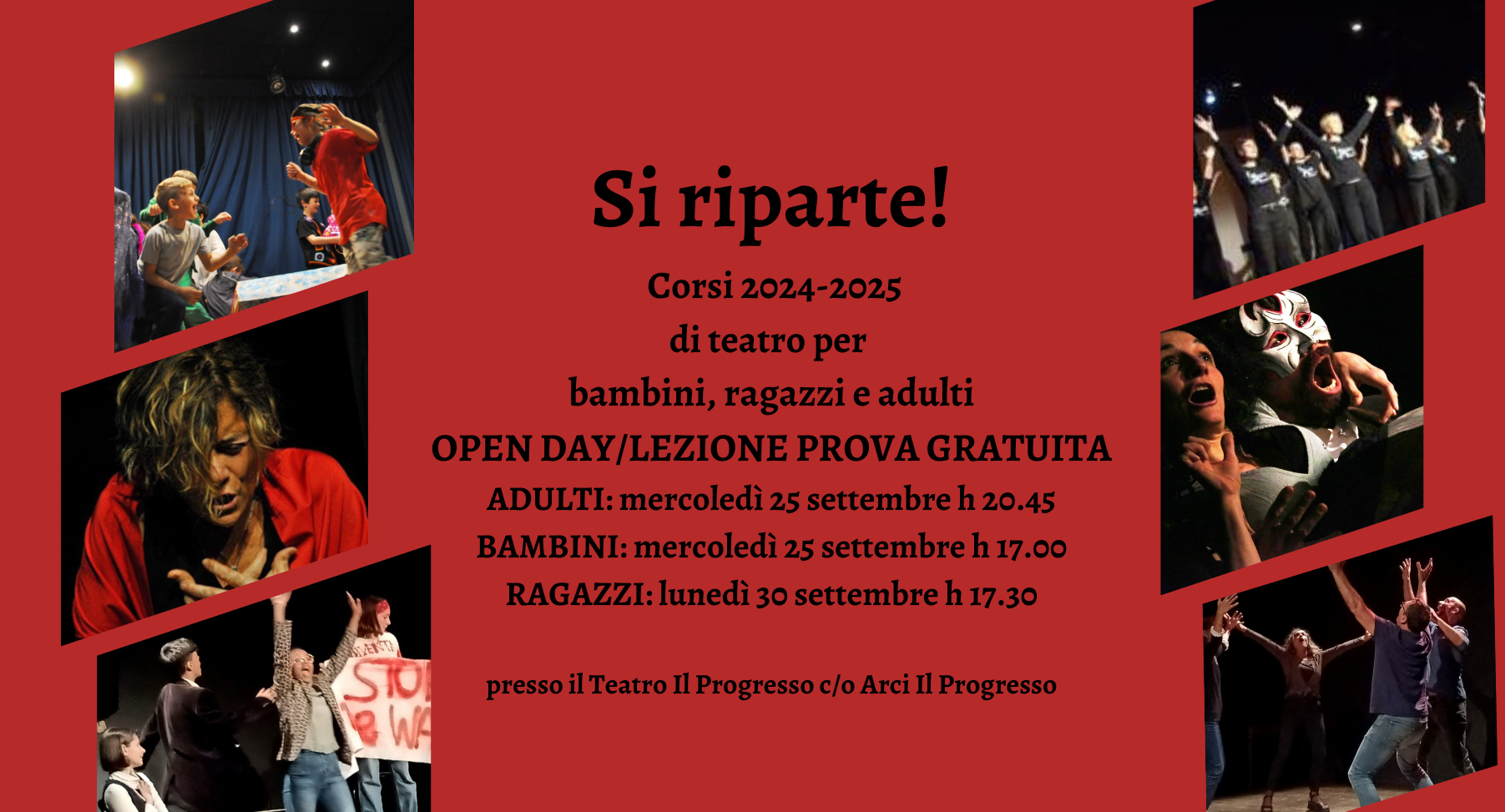 Vieni a provare a fare teatro con noi!
